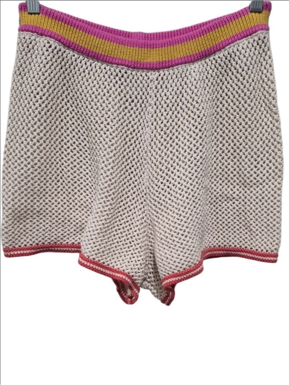 OFFLINE by Aerie Crochet Beach Shorts.